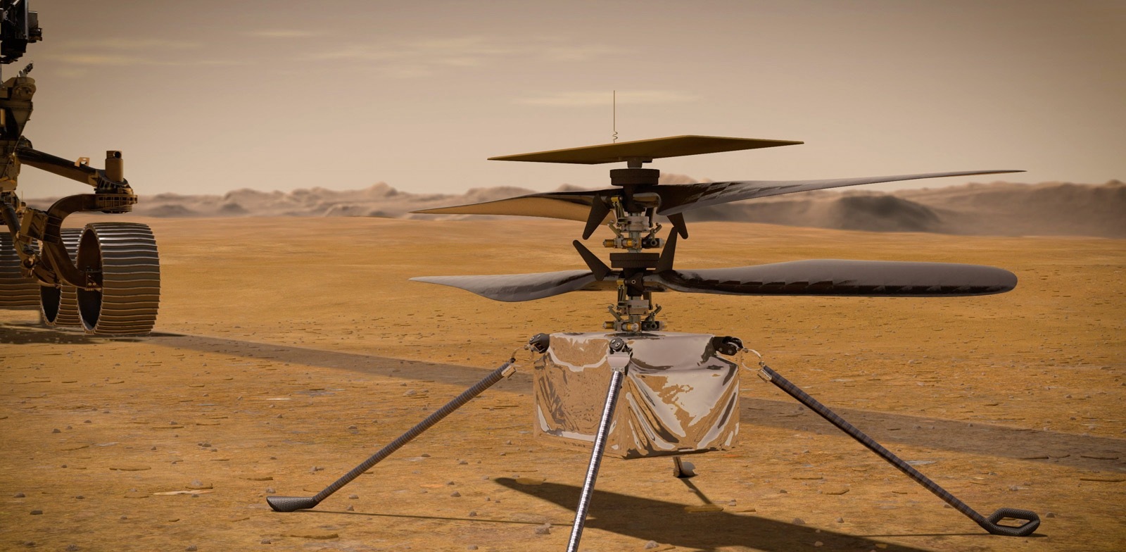 Марсианский вертолёт NASA поставил рекорд по преодолённому за раз расстоянию