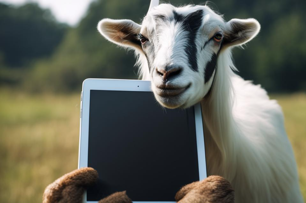Исследование: козы могут играть в игры на iPad, а свиньи сопереживать