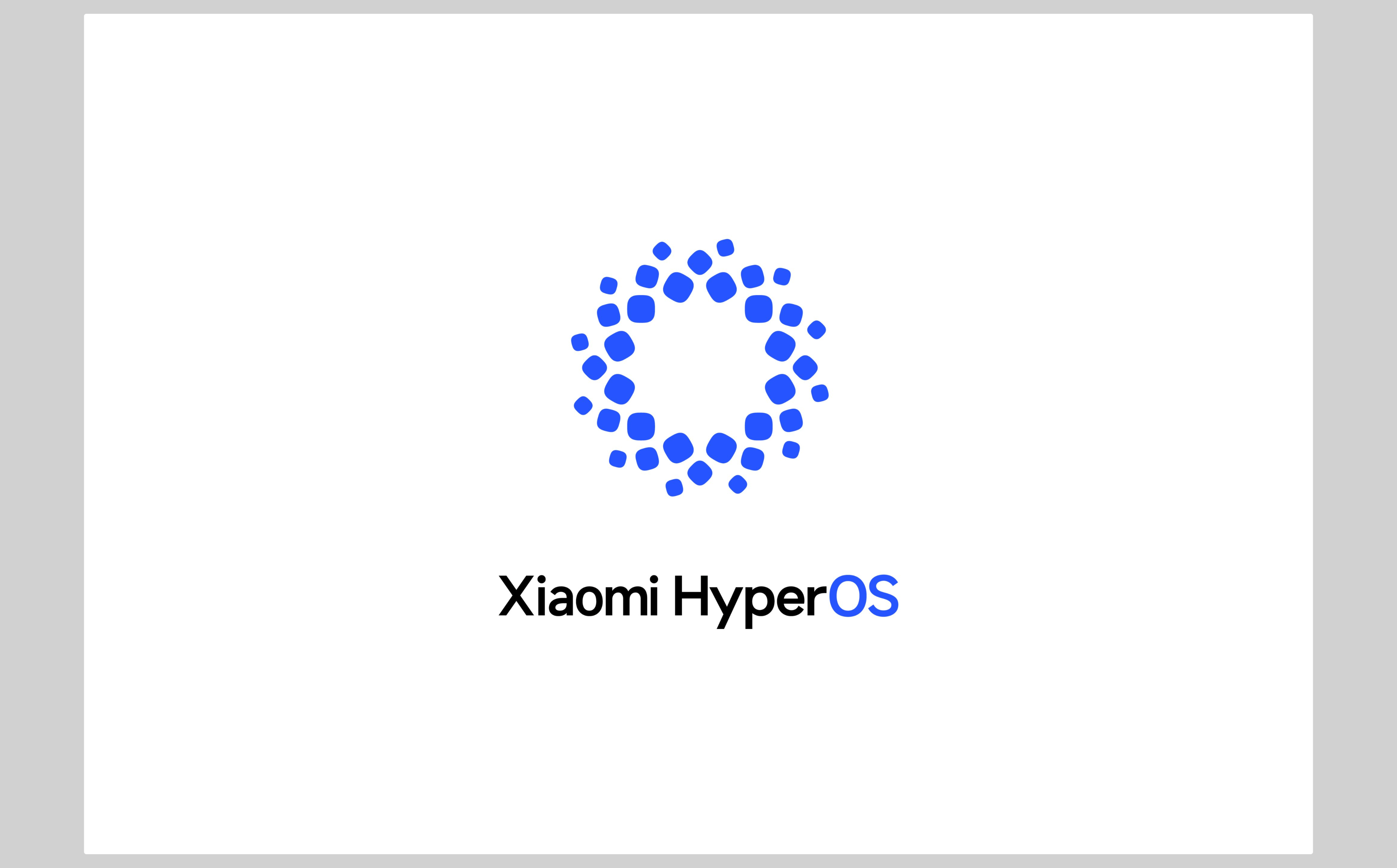 Xiaomi представила логотип операционной системы HyperOS и объяснила его смысл