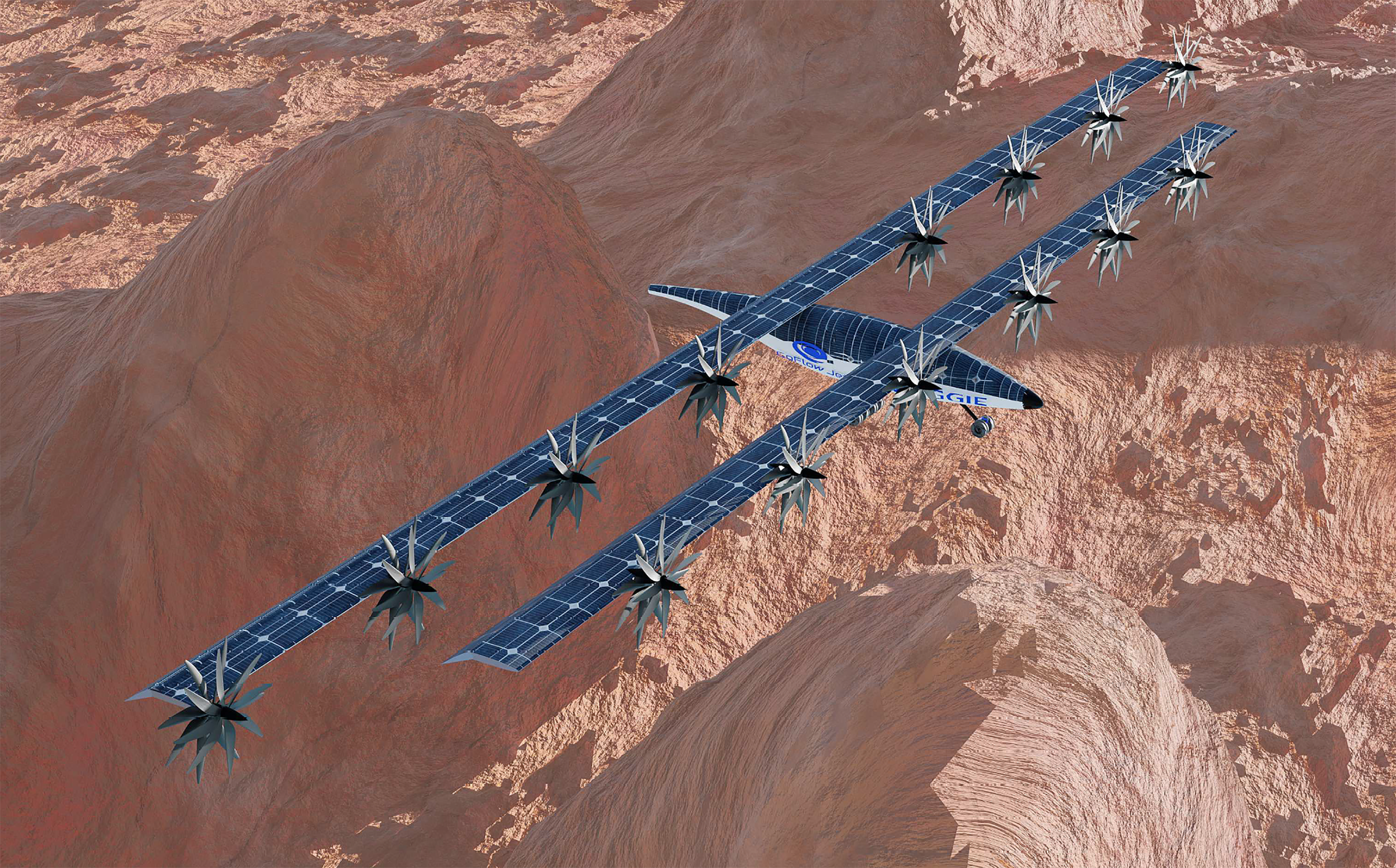 NASA одобрила разработку марсианского самолёта на солнечных батареях