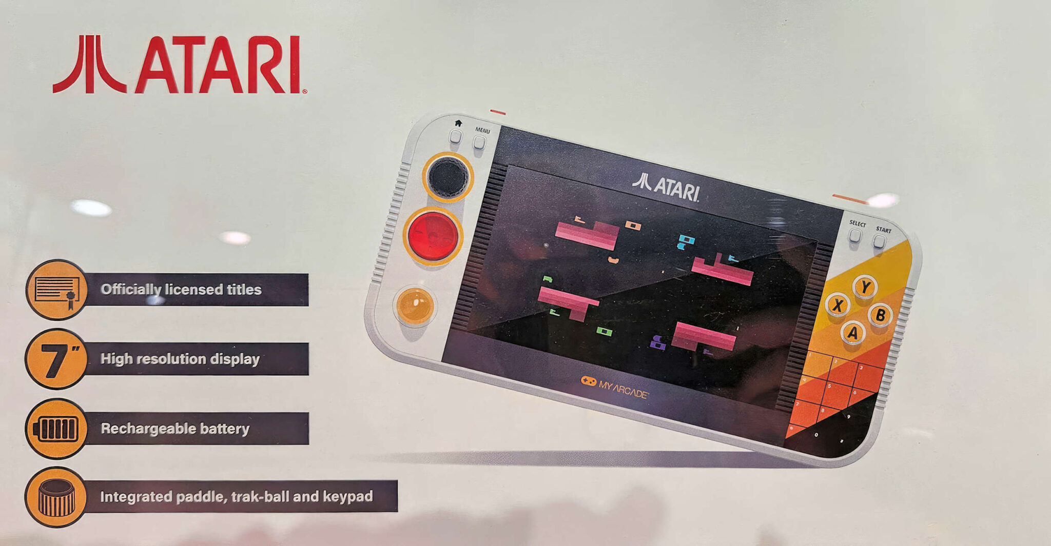 Легендарная Atari представила собственную карманную консоль для ретро-игр