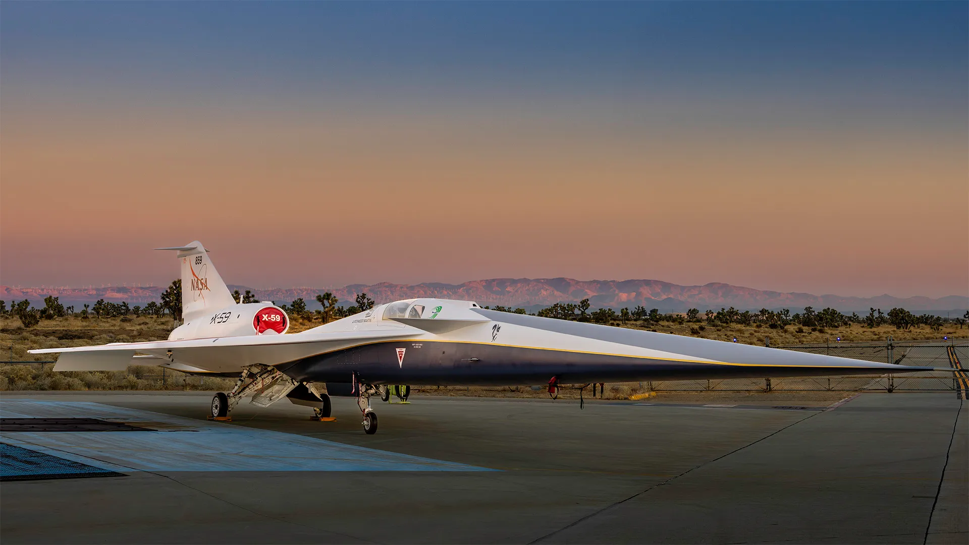 Представлен полноценный «бесшумный» сверхзвуковой самолет X-59
