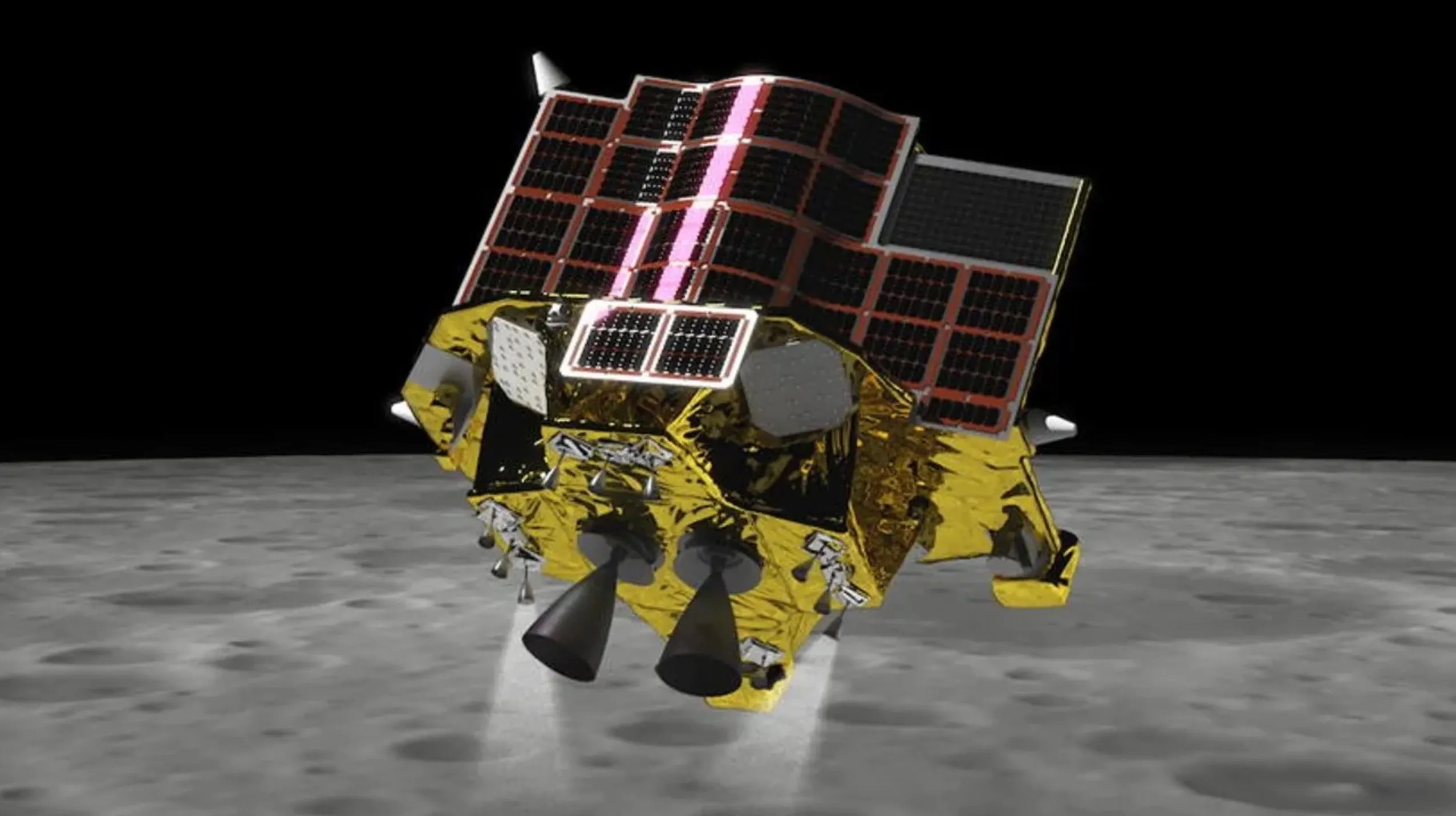 Японский лунный модуль может отключиться из-за разрядки батарей