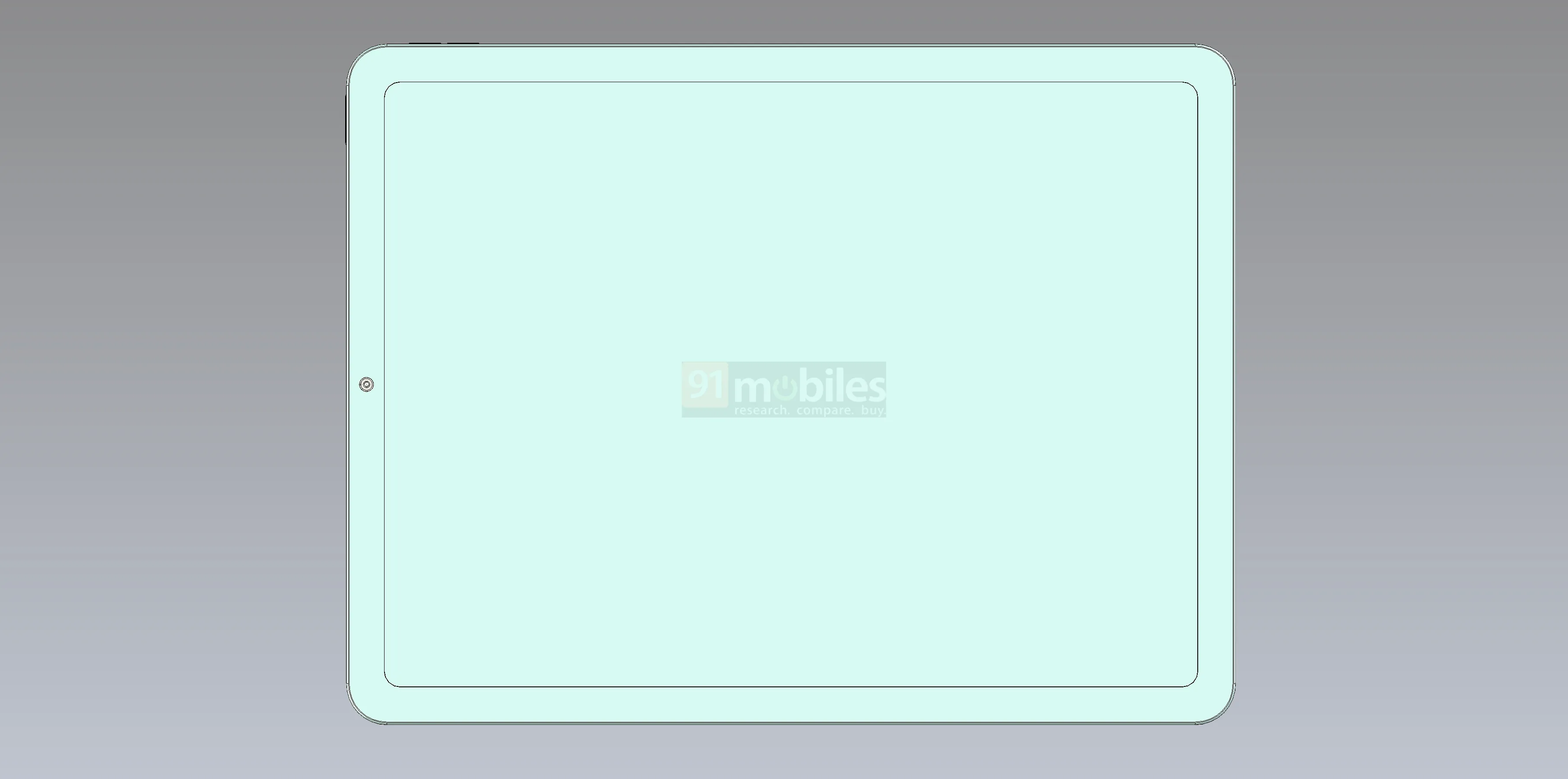 Ну точно «противень»: 12,9-дюймовый дизайн iPad Air раскрыли в свежих CAD-рендерах