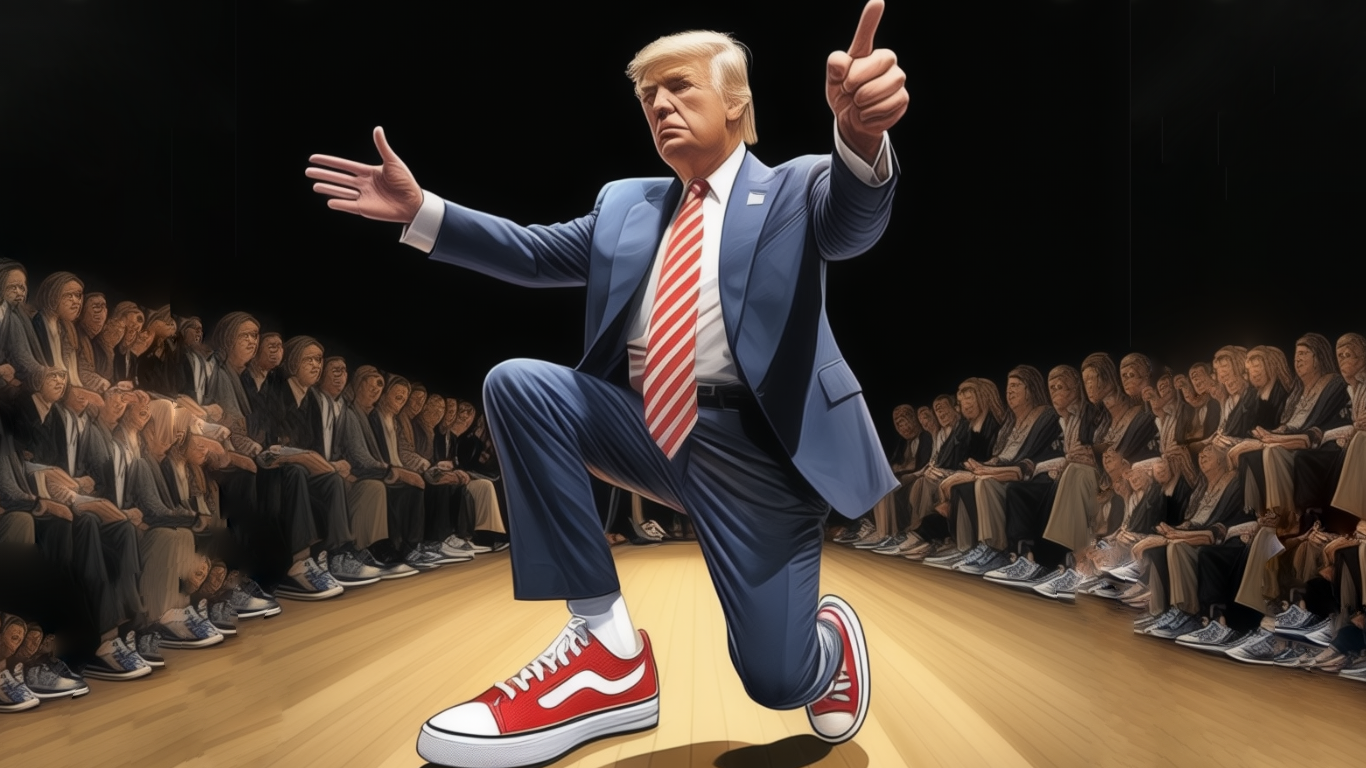 Дональд Трамп запустил свою линию кроссовок