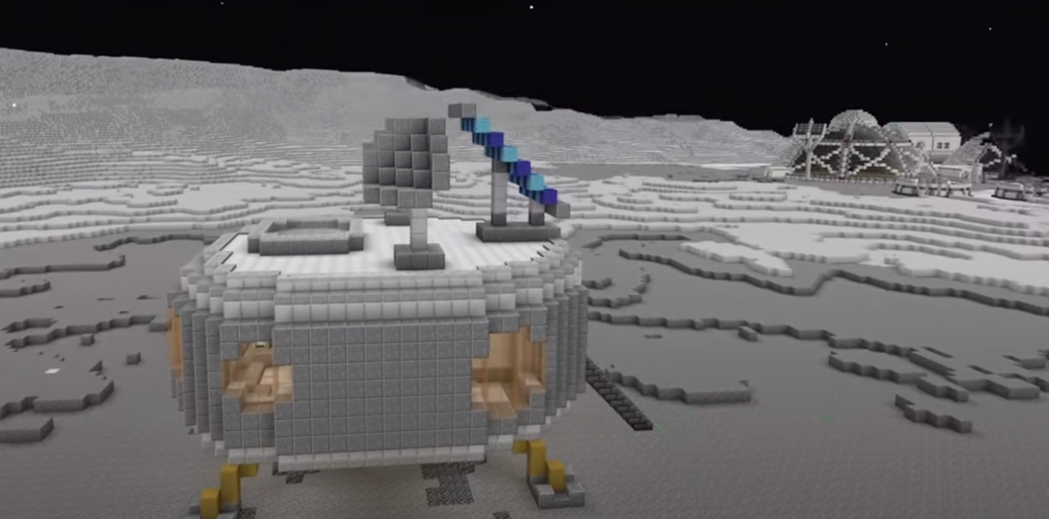 Появился «лунный» аналог Minecraft, где можно осваивать ландшафт спутника Земли