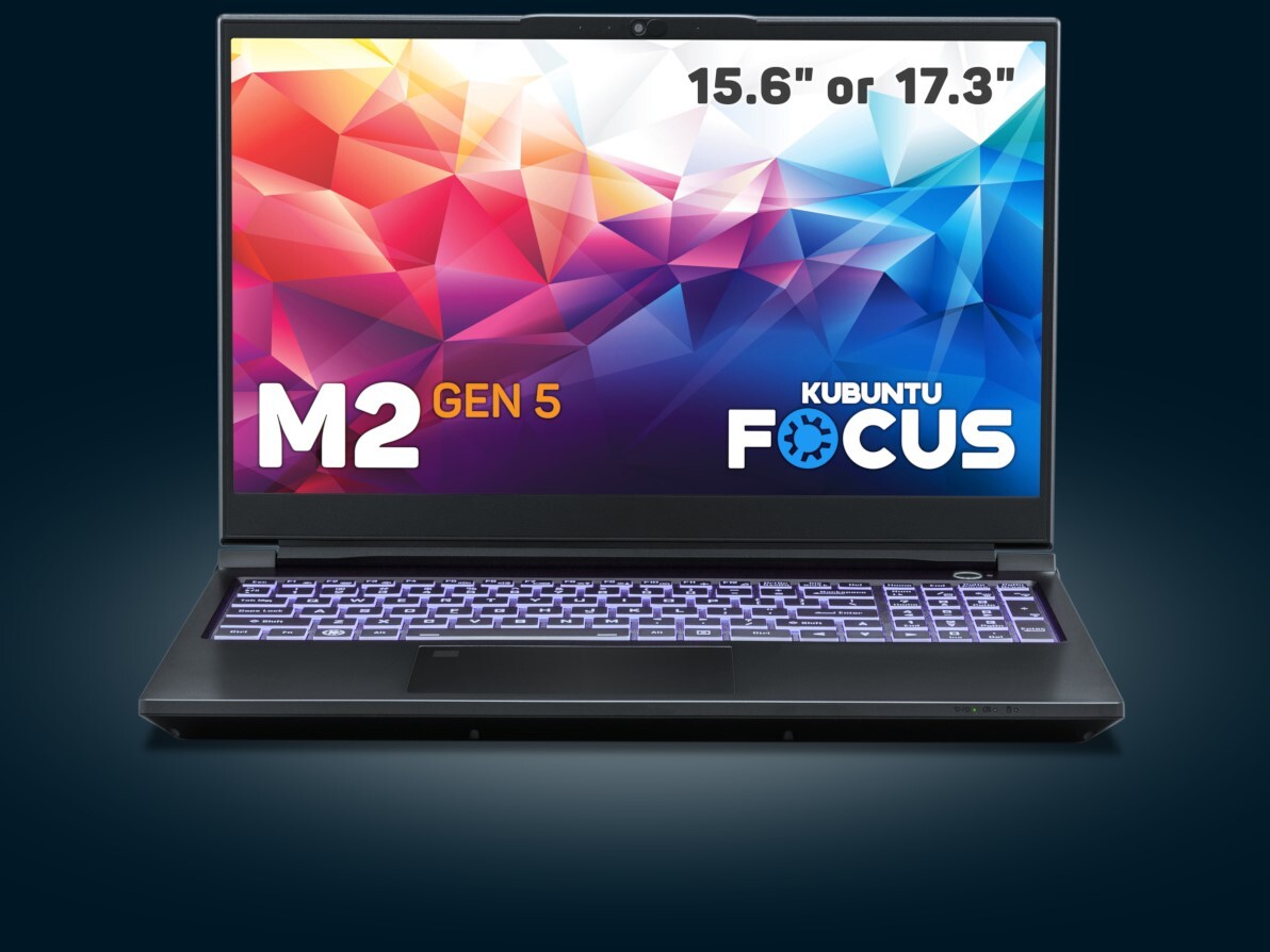 Kubuntu Focus M2 Gen 5: представлен мощнейший Linux-ноутбук