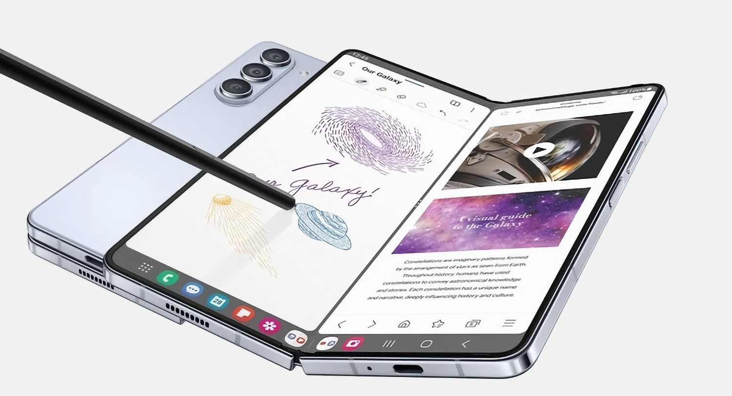 Samsung выпустит первый в мире складной смартфон с титановой рамкой — Galaxy Z Fold 6