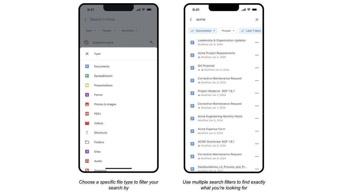 Google выпустила обновление для улучшения поиска на Диске, но только на iOS