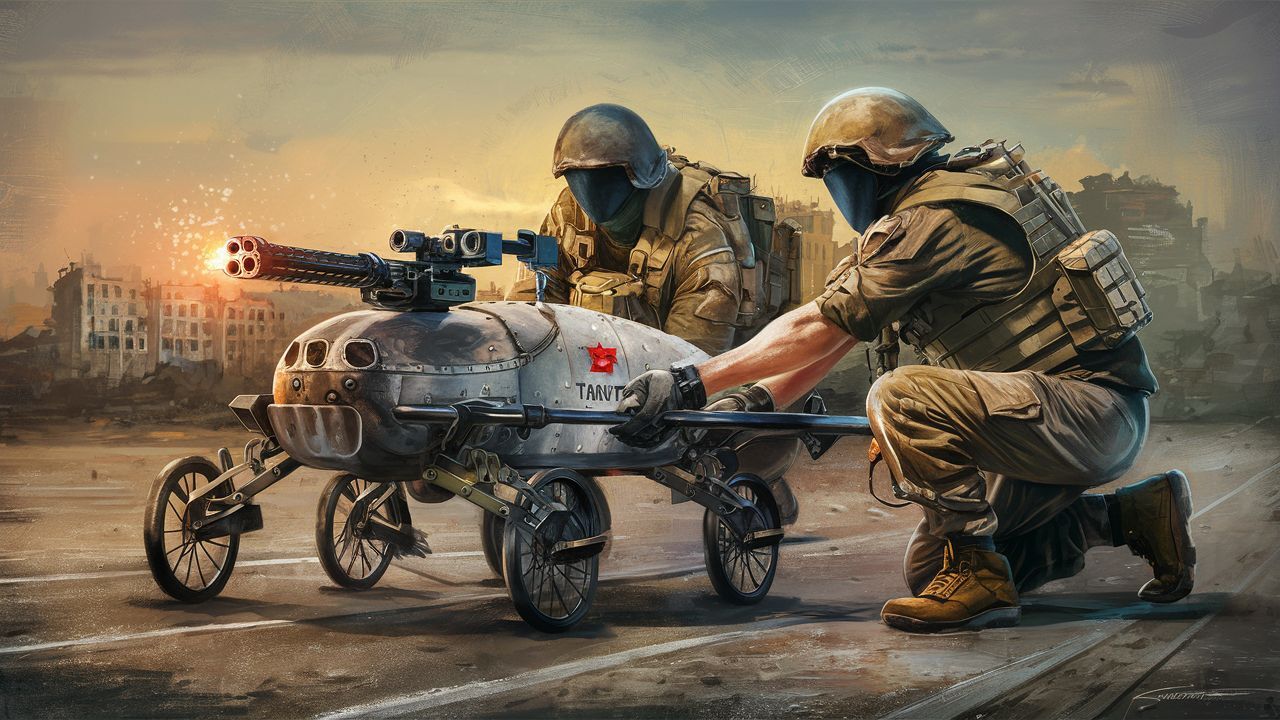 «Таня-пулеметчица»: российские бойцы испытали самодельный дрон