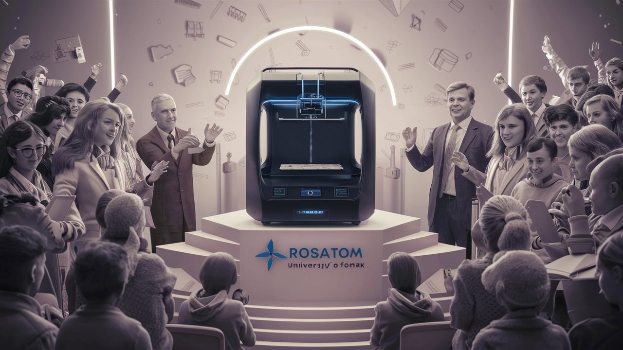 Росатом передал свой первый 3D-принтер университету Томска
