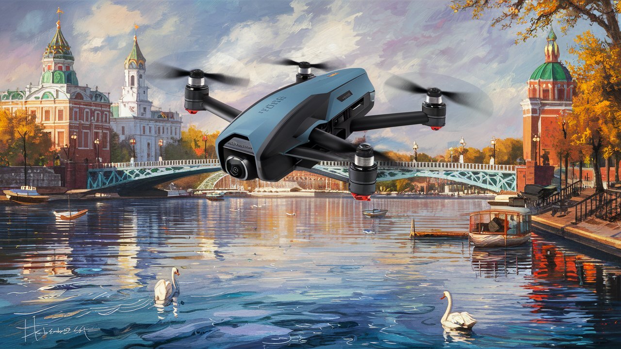 В Санкт-Петербурге представили компактного дрона для контроля водоемов