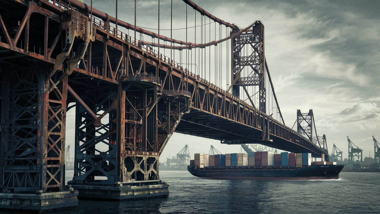 Американские мосты назвали непригодными к современным грузовым судам