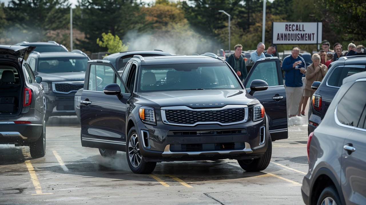 Внедорожники Kia Telluride начали сами скатываться с парковок: объявлен отзыв