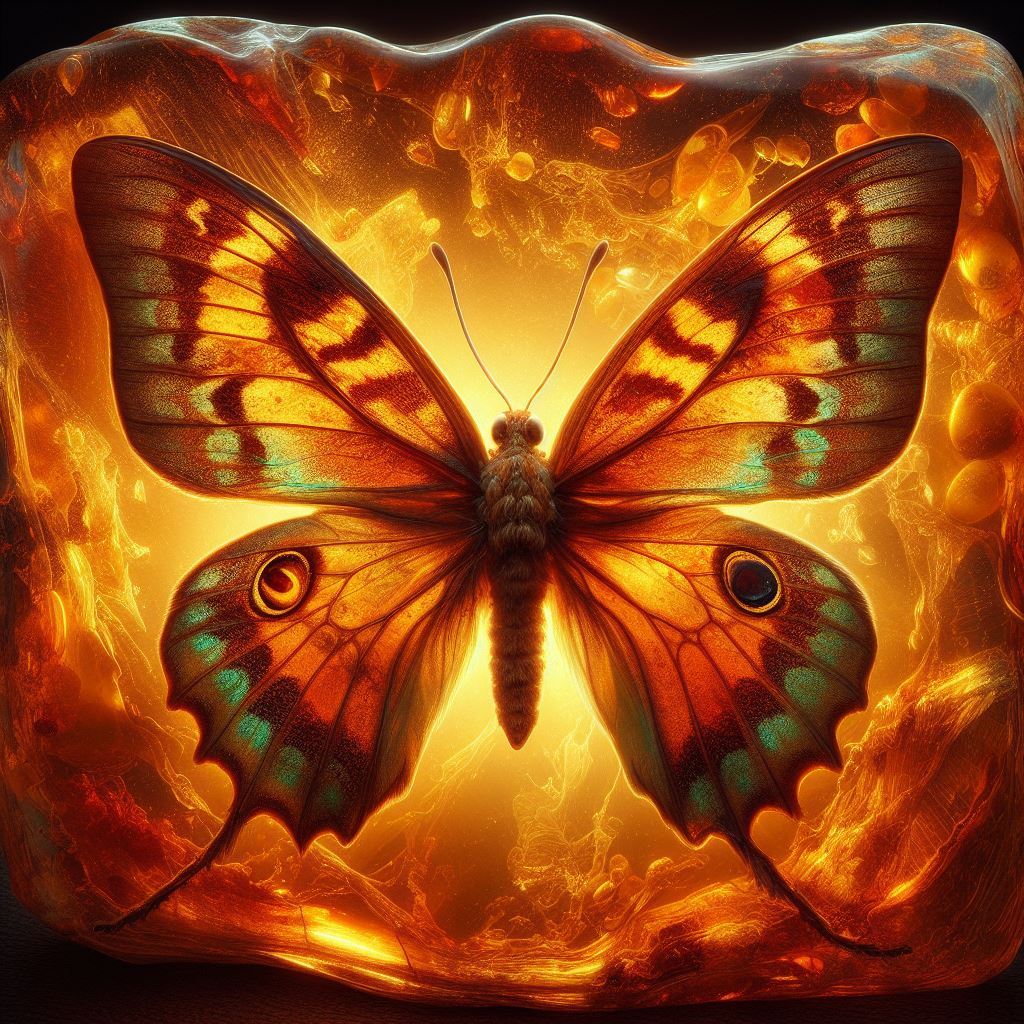 Российские учёные нашли древнего родственника современных бабочек в янтаре