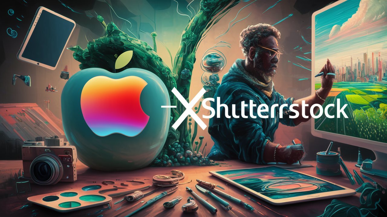 Apple заключила сделку с Shutterstock для обучения ИИ
