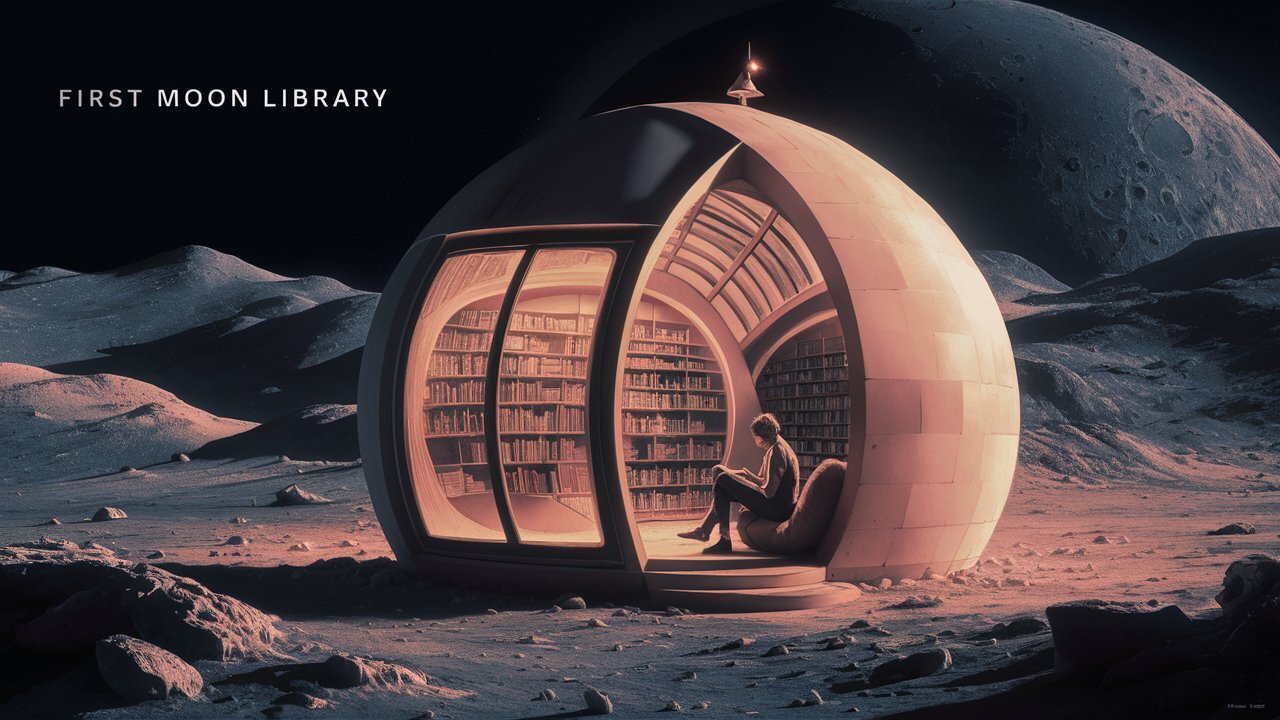 Наследие на миллиарды лет: люди разместили на Луне первую библиотеку