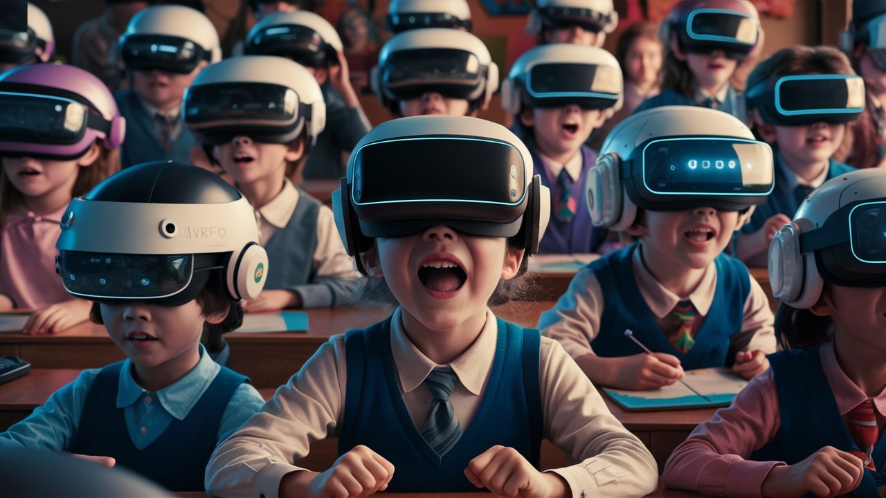 VR стал чаще использоваться в школах