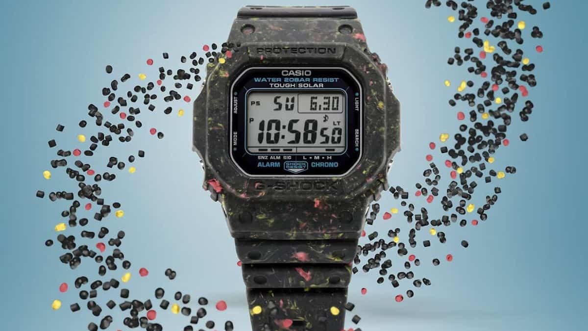 Casio выпустила легендарные часы G-SHOCK в корпусе из пластиковых отходов