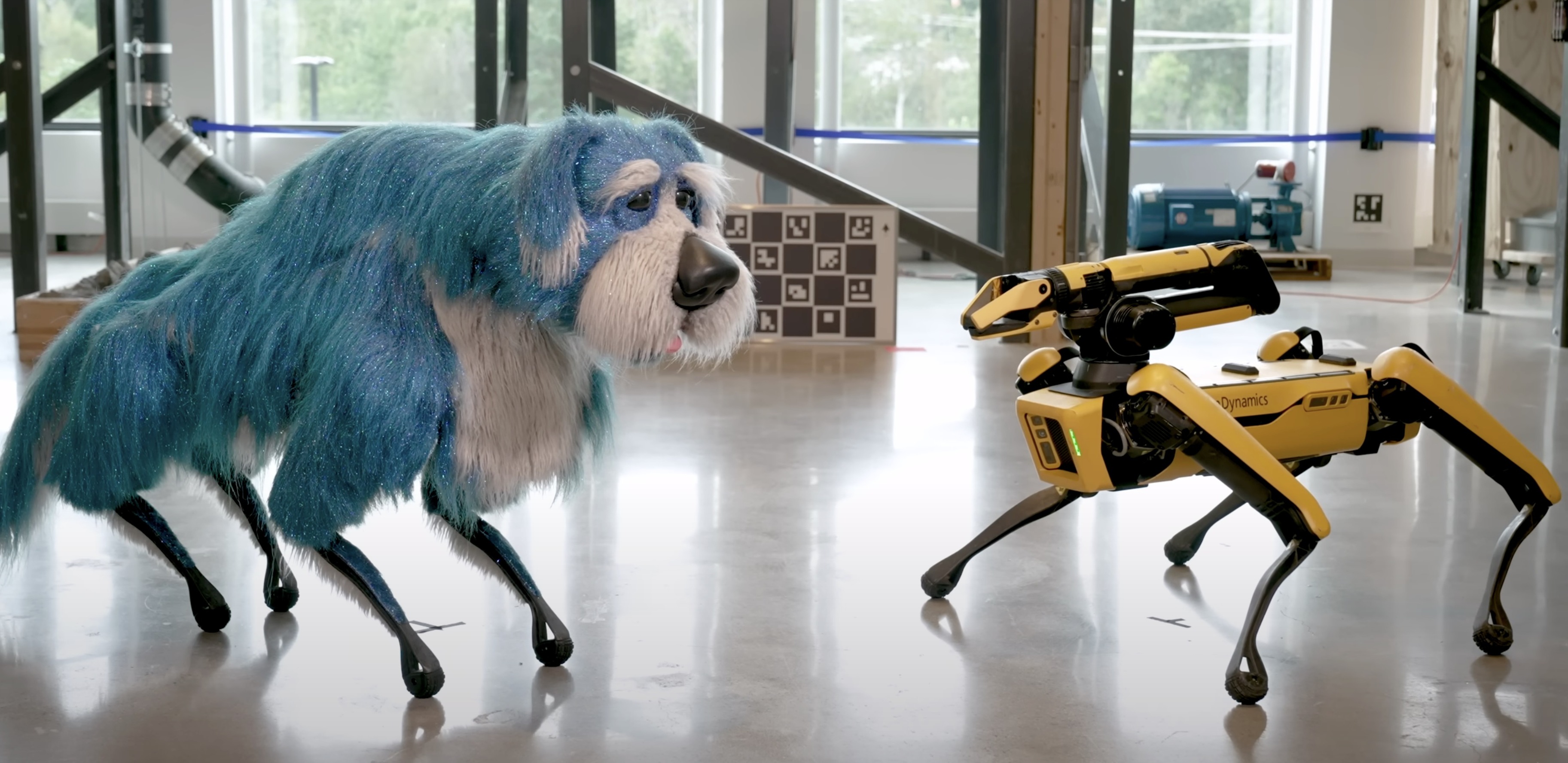 Boston Dynamics представила своего робопса Spot в виде крупной лохматой собаки