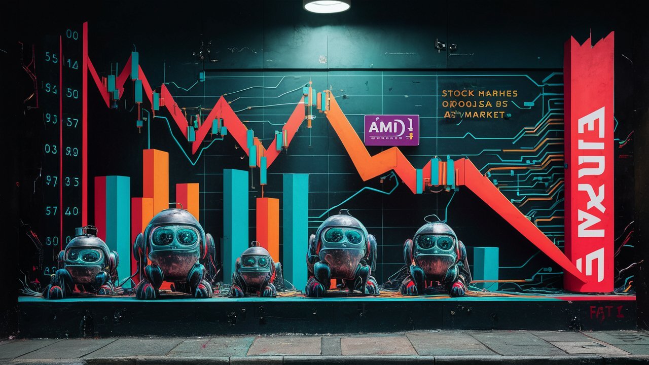 Акции AMD падают, несмотря на ИИ-бум и превышение прогнозов прибыли