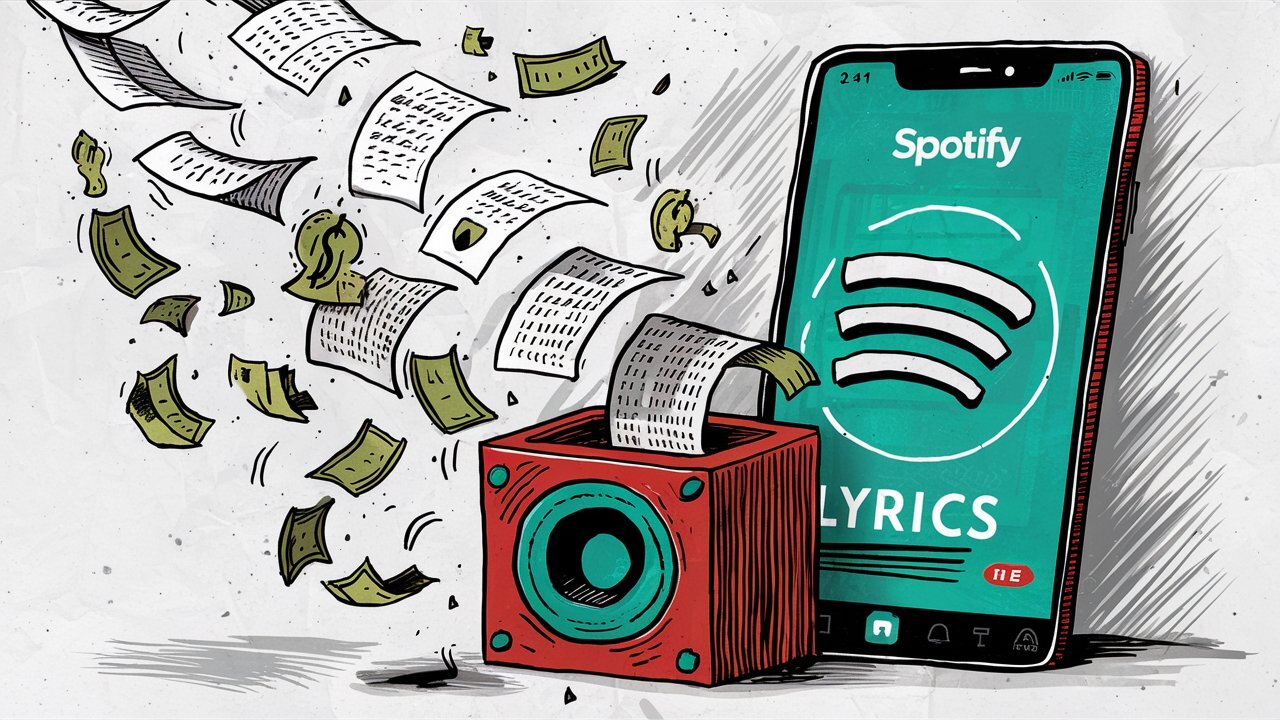Тексты песен в Spotify стали платными