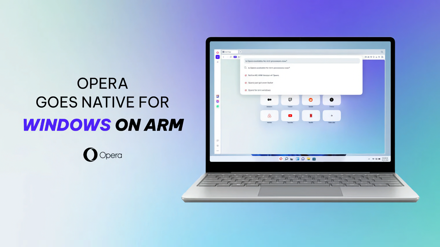 Вышла специальная Opera для ARM-версии Windows
