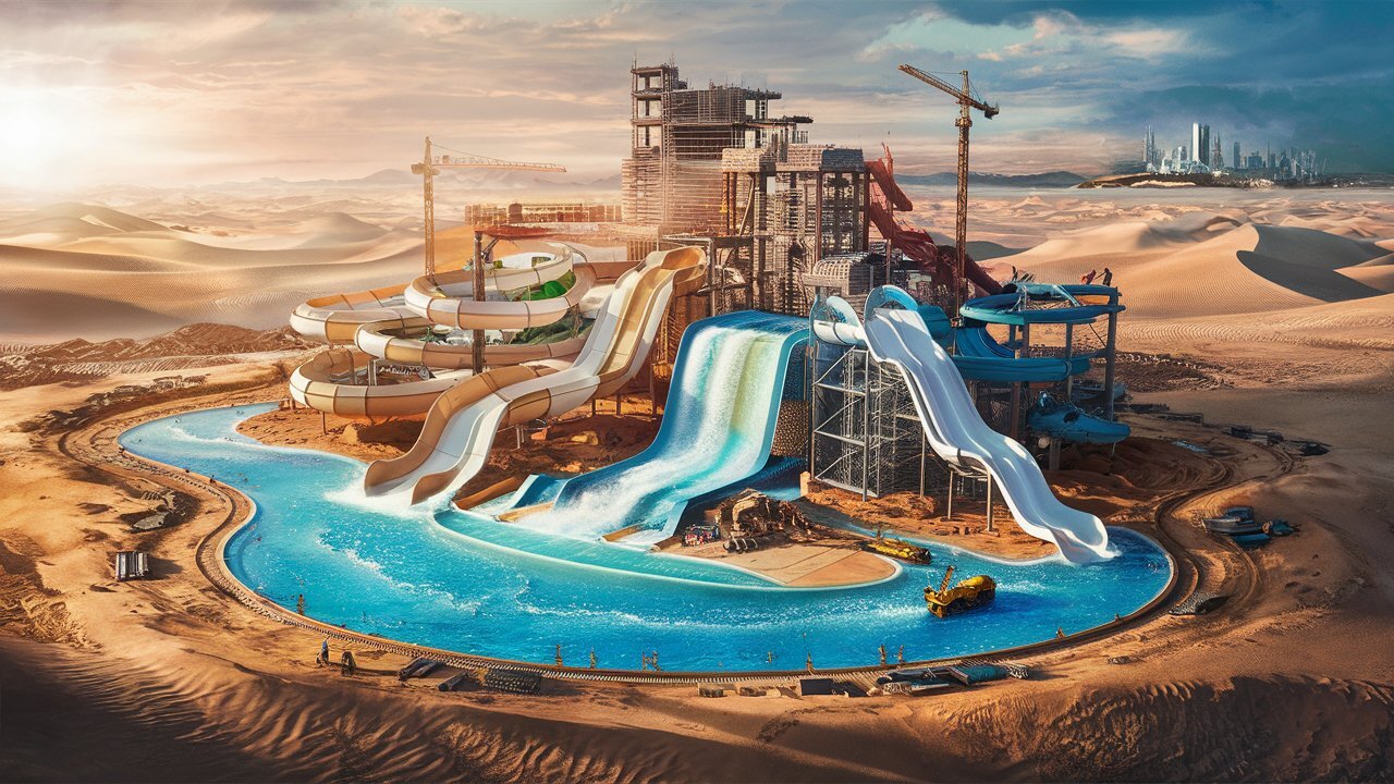 В пустыне Саудовской Аравии начали строить… гигантский аквапарк