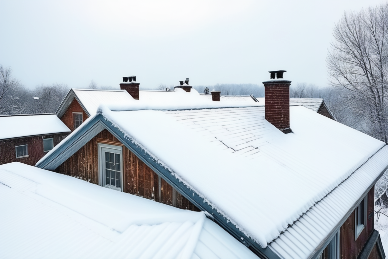 В России изобрели устройство для удаления снега с крыш