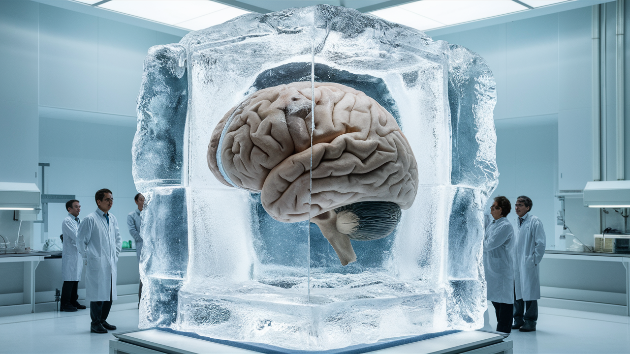 Ученые заморозили мозг человека, после чего разморозили его через 1.5 года без повреждений