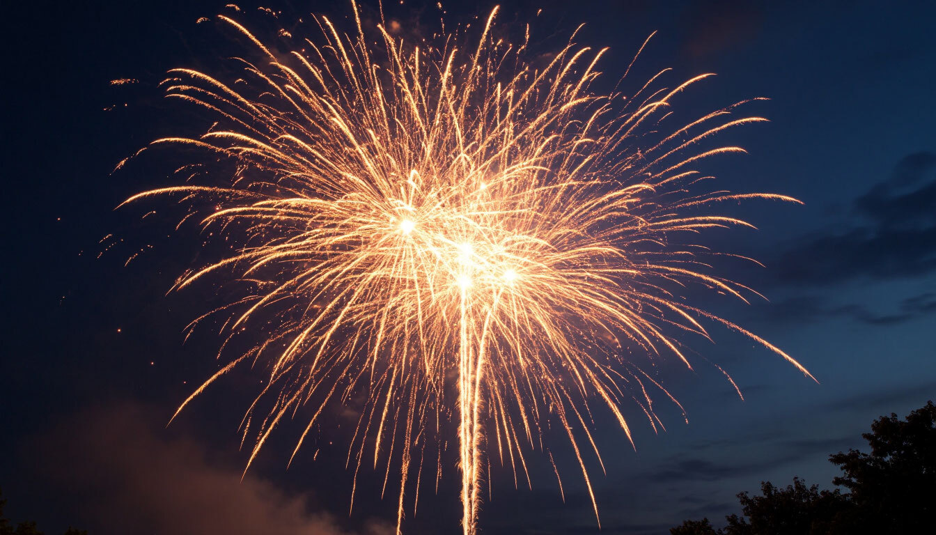 Эксперт объяснил, как создаются узоры и цвета в небе во время салюта