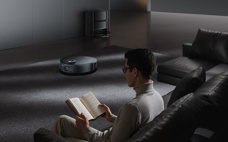 Новый робот-пылесос Trouver Z60 сам поднимает швабру и не мочит ковры