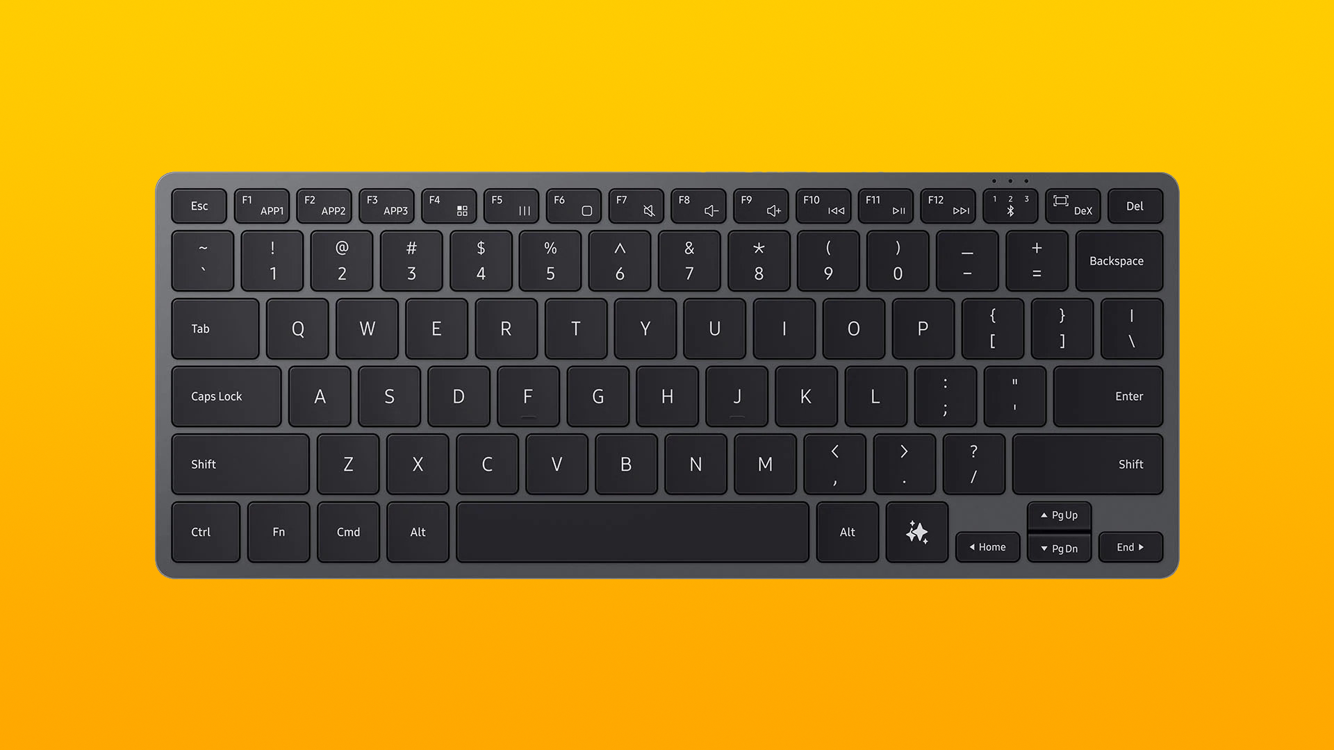 Samsung выпустила ультратонкую клавиатуру с кнопкой под ИИ за $110