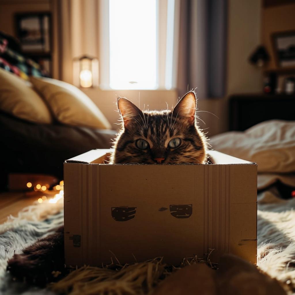 Тёплое укрытие и не только: вот почему кошки так любят коробки