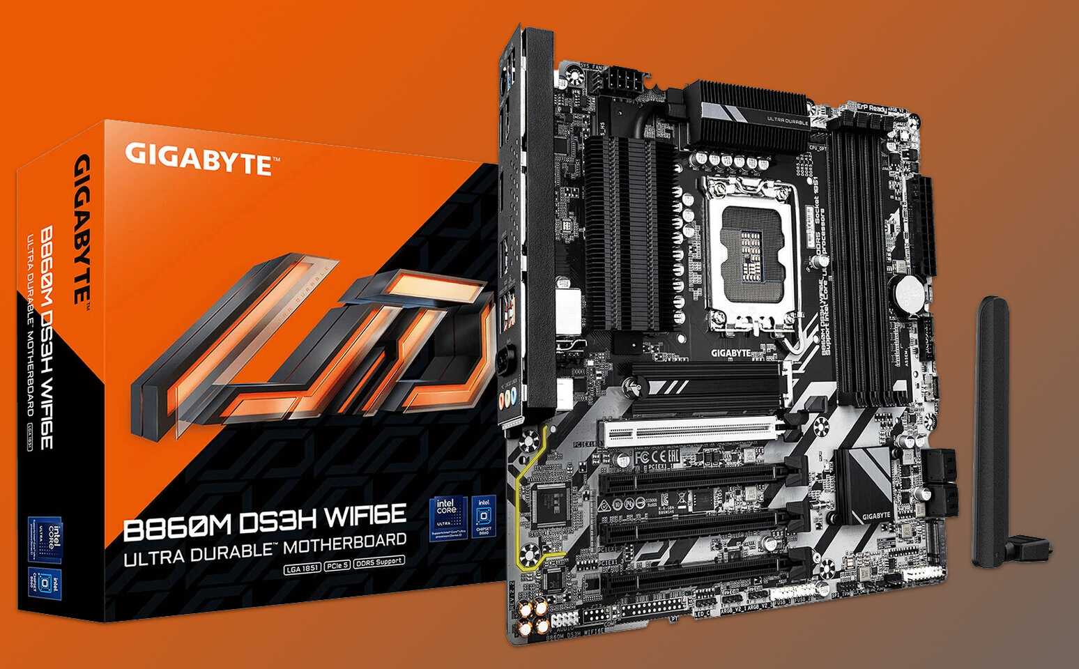 Gigabyte представила B860M DS3H Rev 2.0 — у бюджетной платы теперь VRM-охлаждение, как у более дорогих моделей