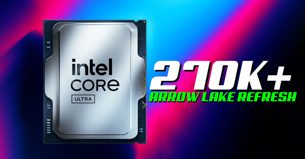 Intel Core Ultra 270K Plus засветился в бенчмарках мощнее предшественника в пределах 5%