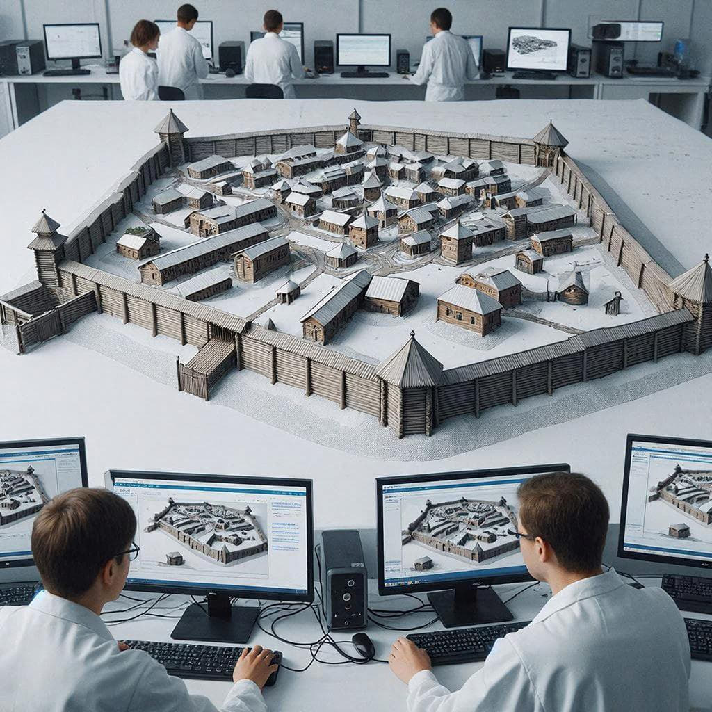 В России запустили проект по созданию цифровых моделей древнерусских городищ