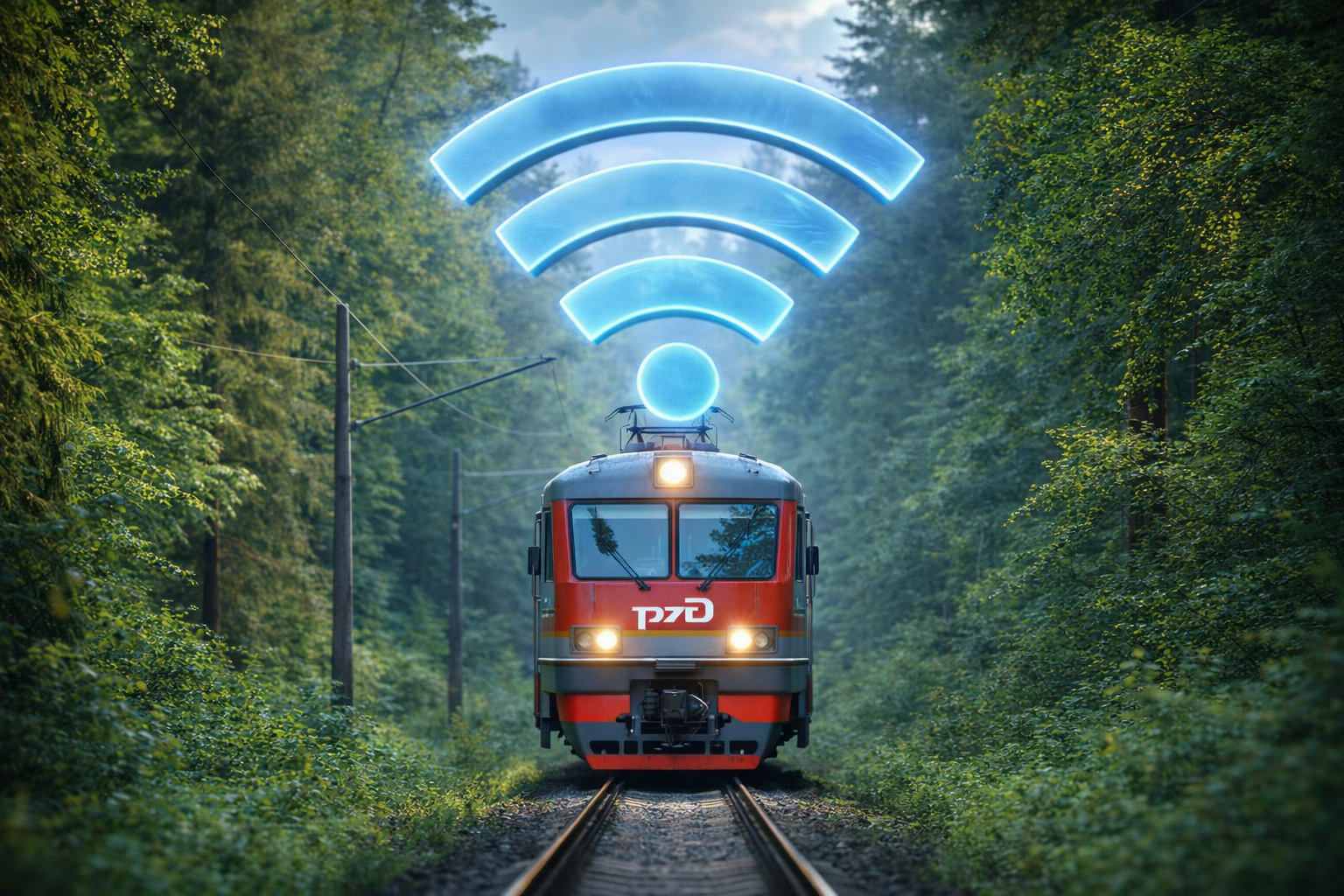 В России спутниковый интернет начнет работать в пассажирских поездах уже с 2027 года