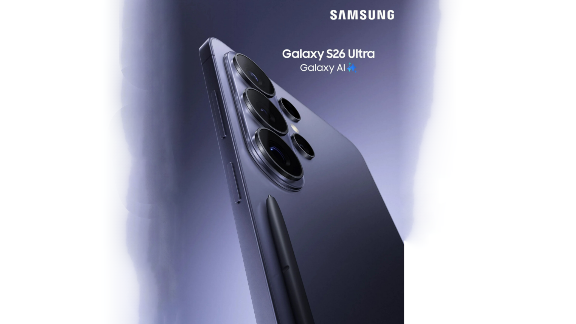 Официальные рендеры Samsung Galaxy S26 Ultra утекли в Сеть