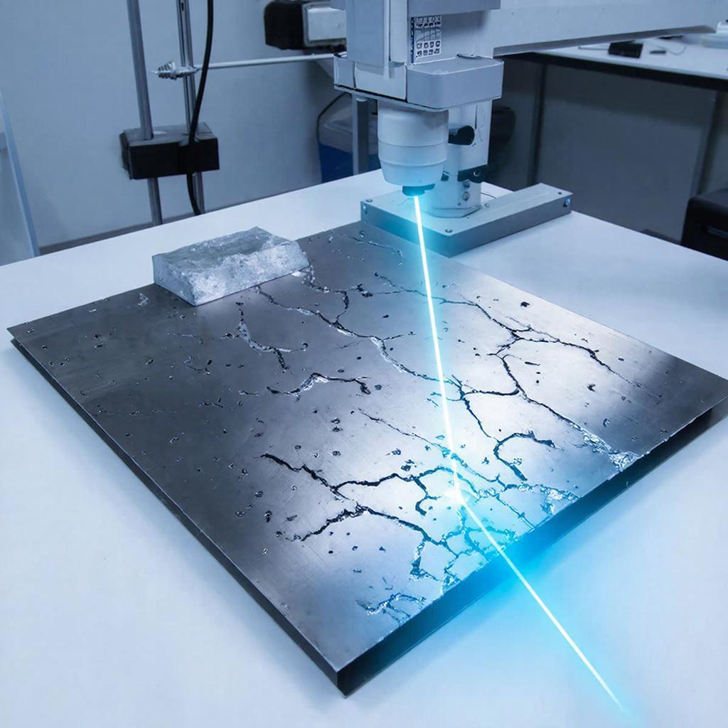 В НГТУ научились выявлять дефекты в металле с помощью лазера