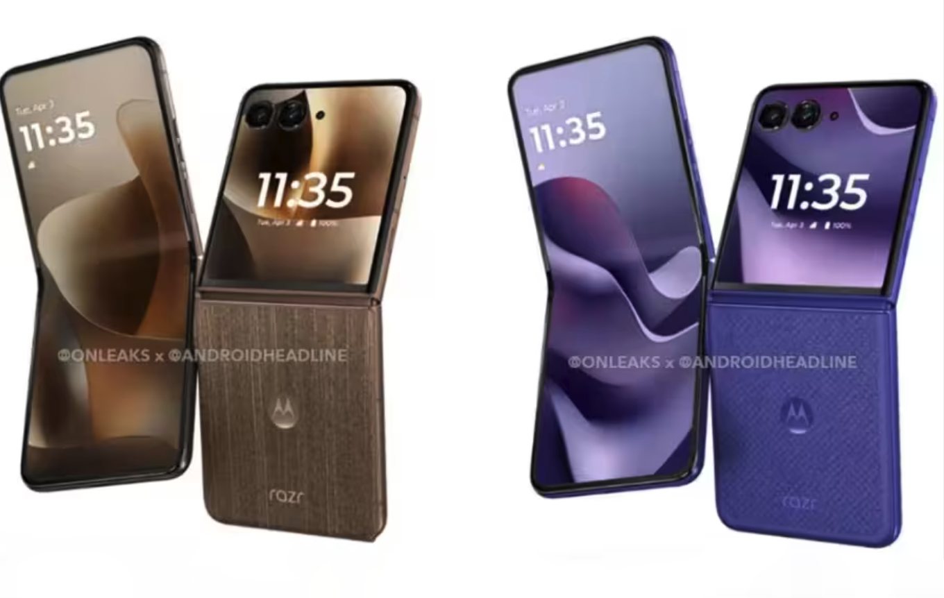 Складные Motorola Razr 70 Ultra, похоже, получат замшевое и деревянное покрытия