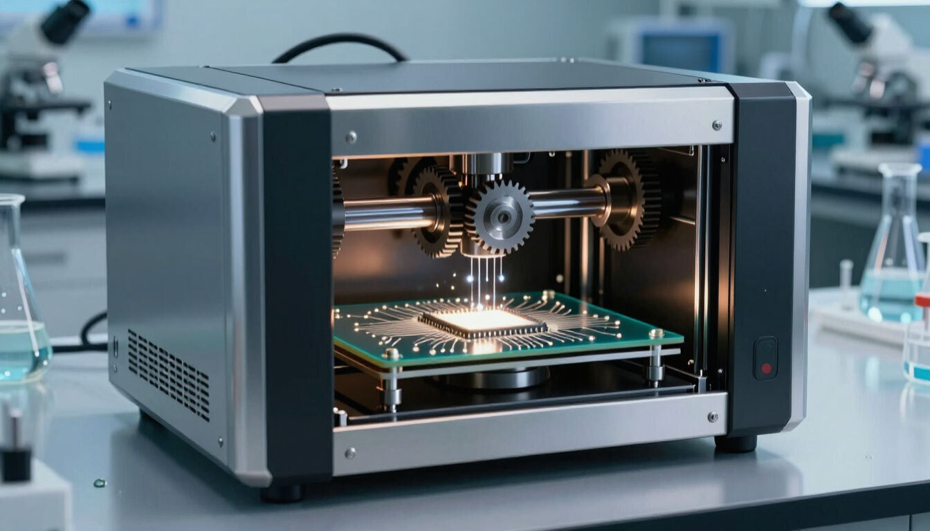 В России создали принтер для печати микроэлектроники без чернил и растворителей