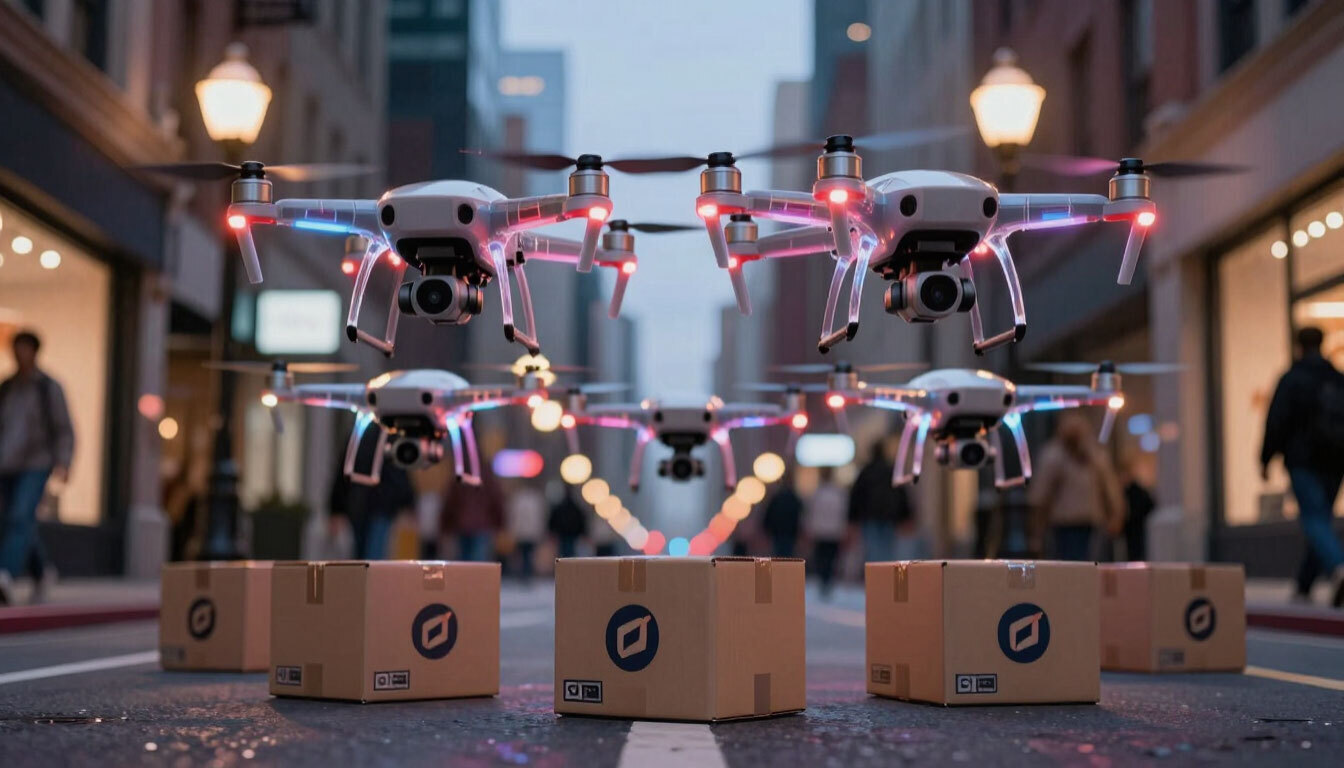 В России разработали роботизированный склад для доставки дронами