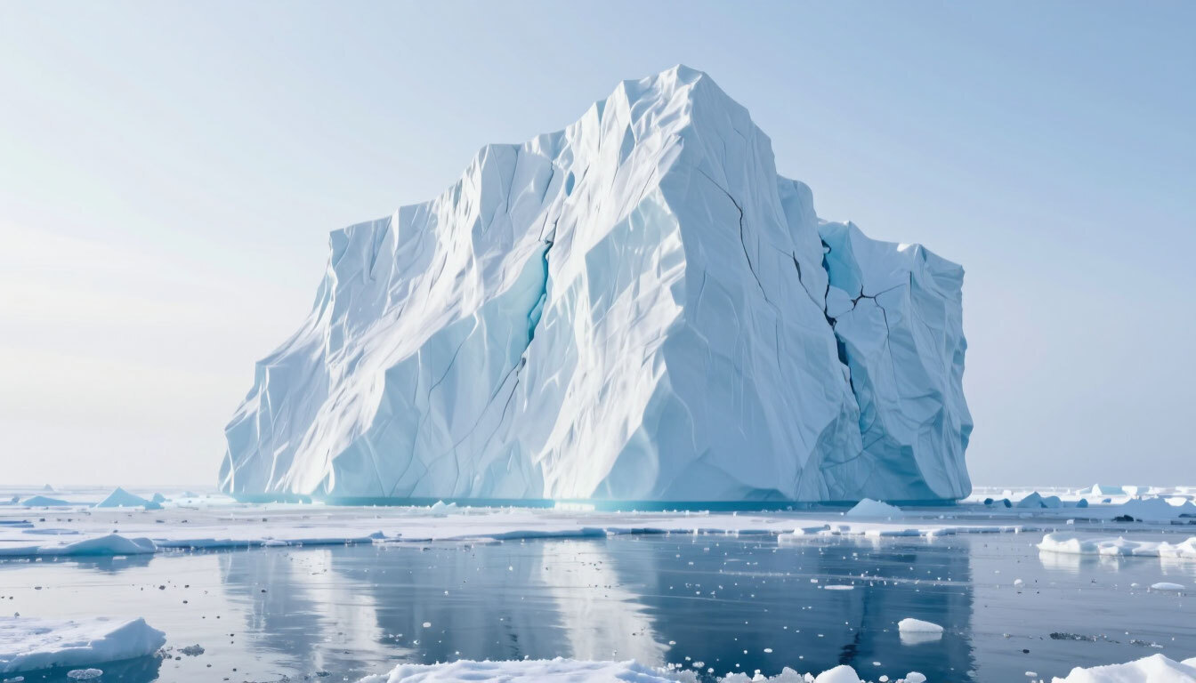 Айсберг А23а потерял 99% площади и перестал быть крупнейшим в мире