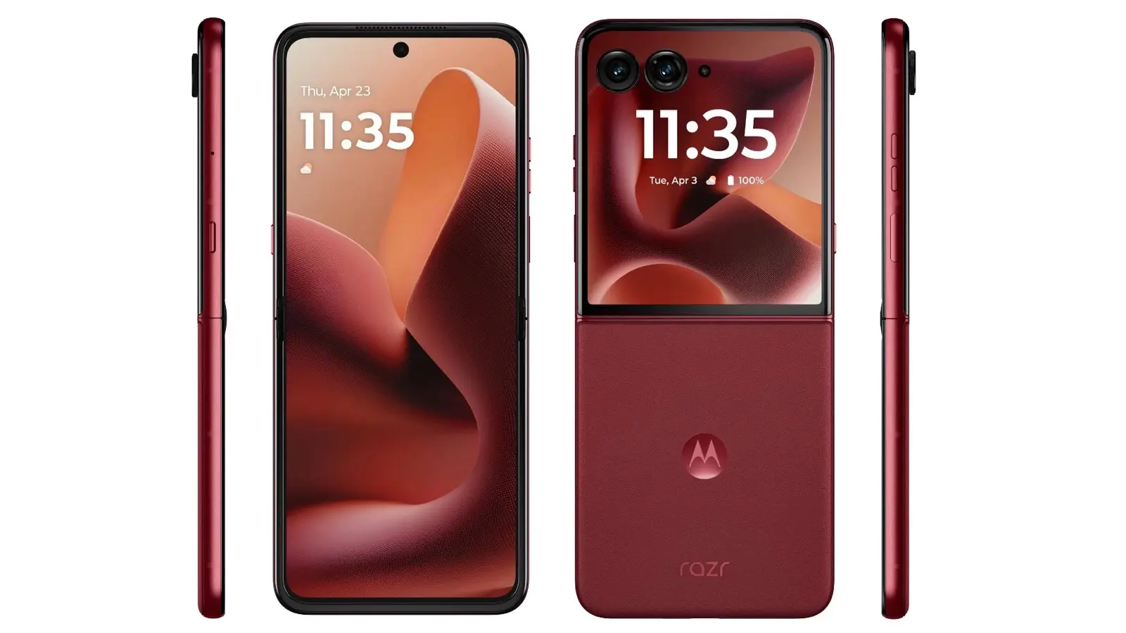 Раскладушка с «деревянной» отделкой: в Сеть слили фото Motorola Razr Ultra 2026