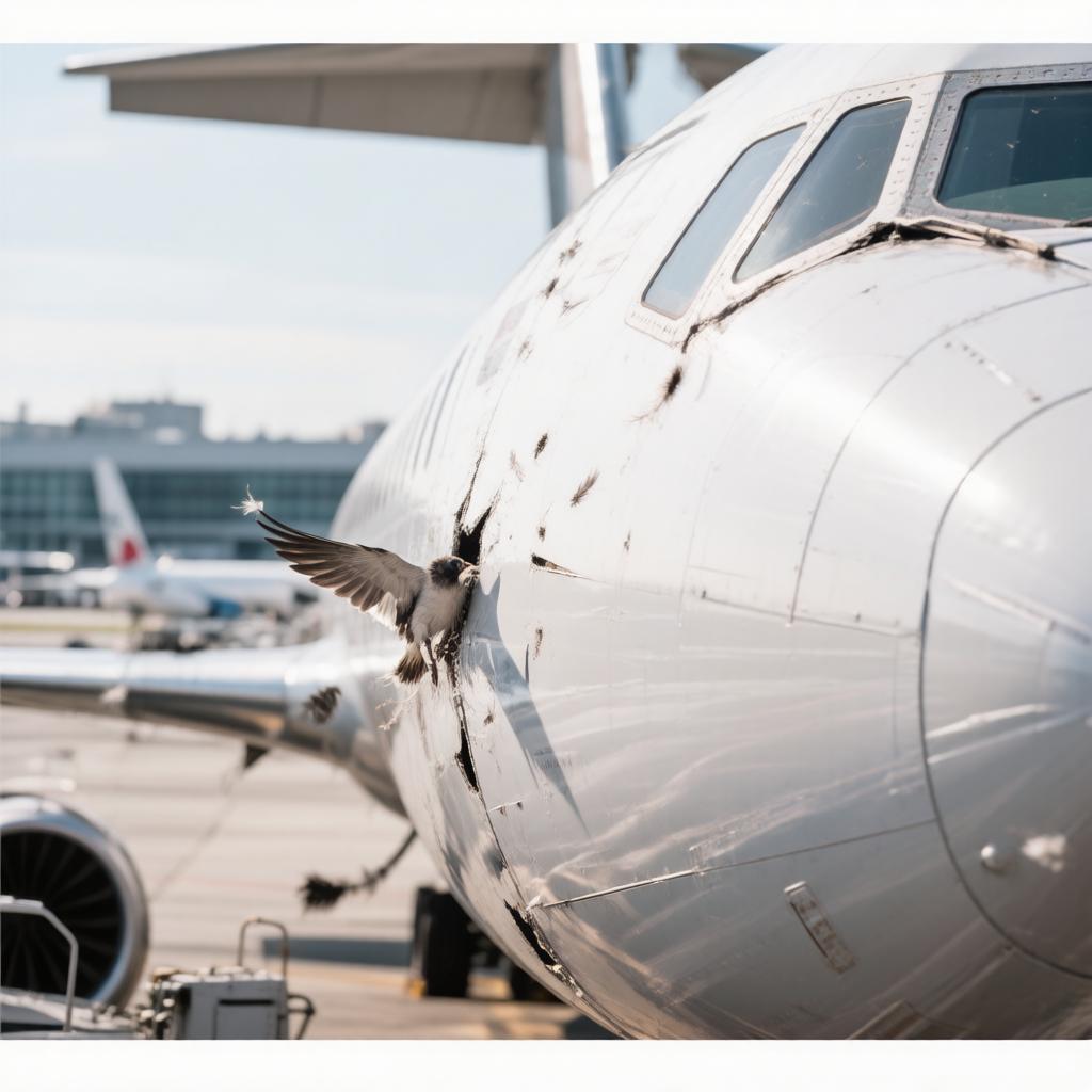 В ПНИПУ выяснили, что вмятина от птицы сокращает ресурс детали самолёта в 14 раз