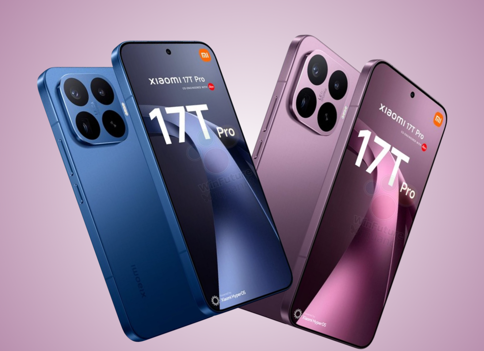В Сеть утекли характеристики, цены и рендеры Xiaomi 17T и 17T Pro
