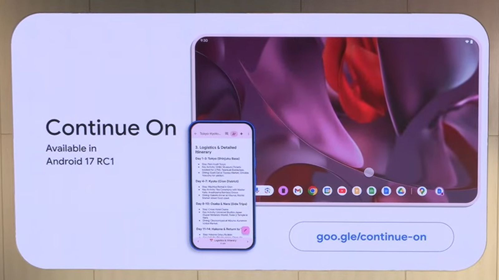 В Android 17 появится возможность продолжить работу с любого устройства, как у Apple