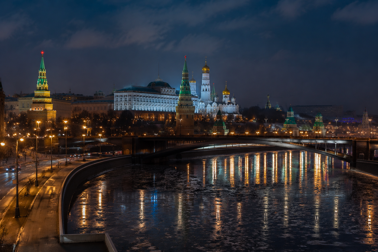 Москва вошла в топ-3 самых освещенных городов мира