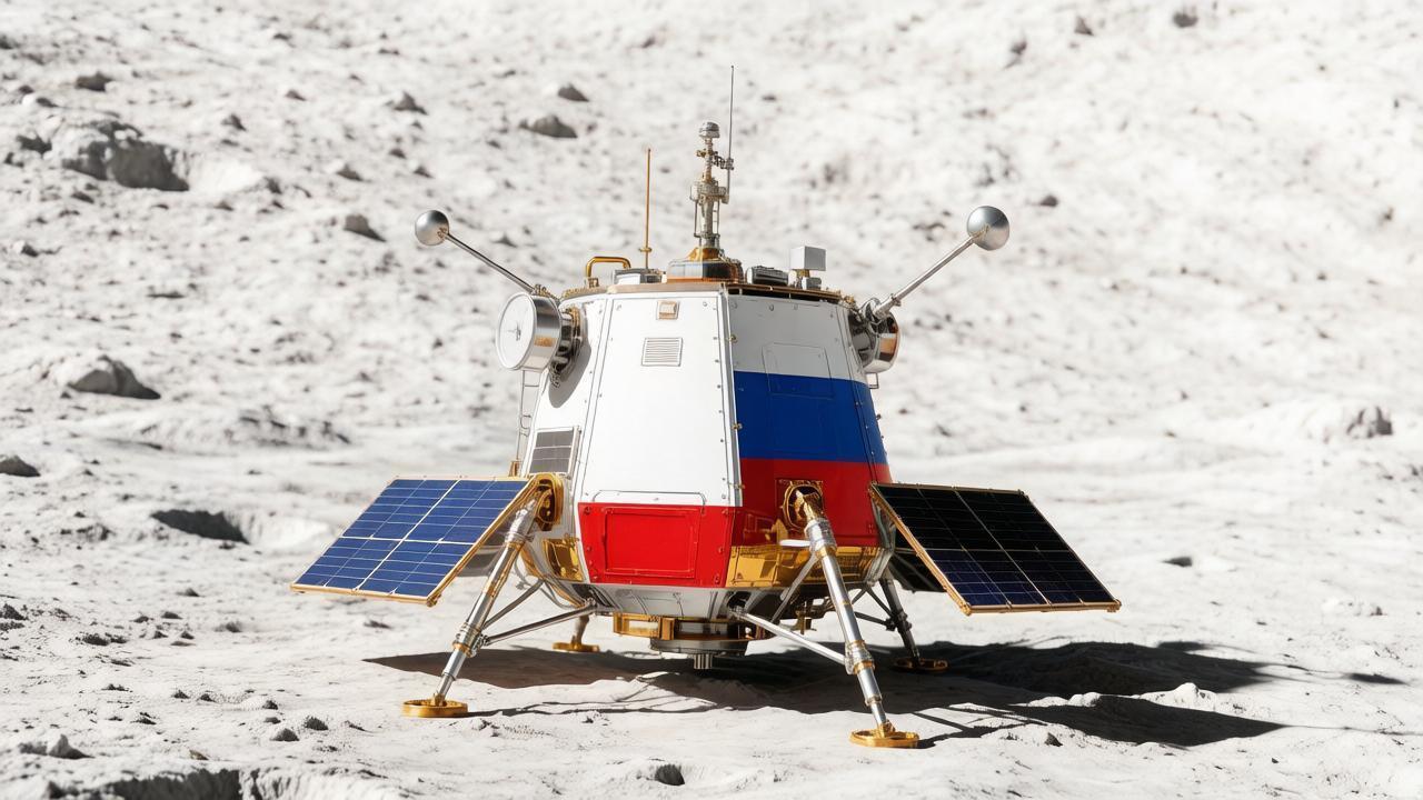 Россия запустит взлётно-посадочный аппарат к Луне в 2035 году